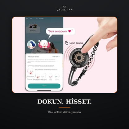 Uzak Mesafe Titreşimli Çift Bileklik